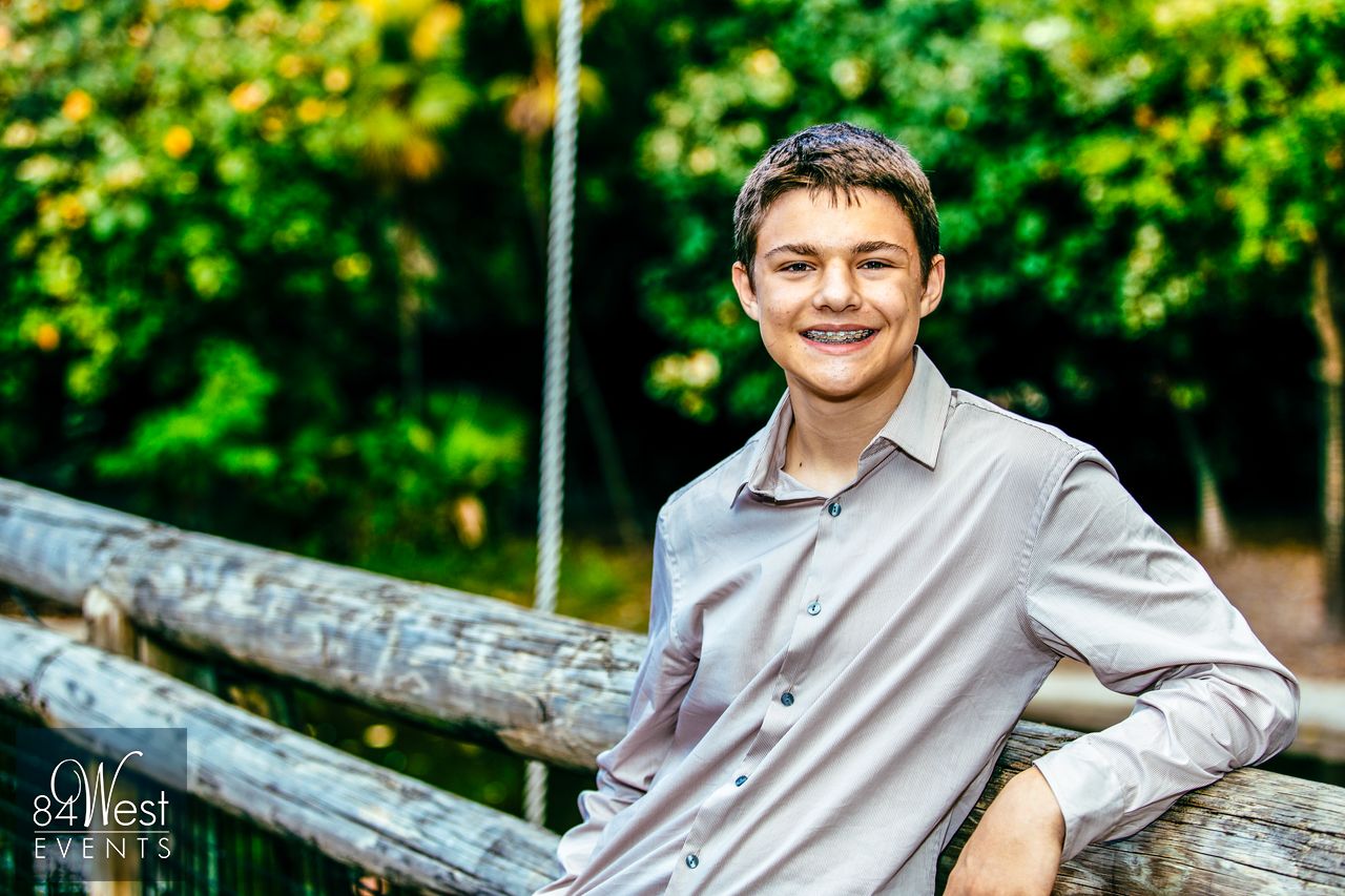 young man smiling